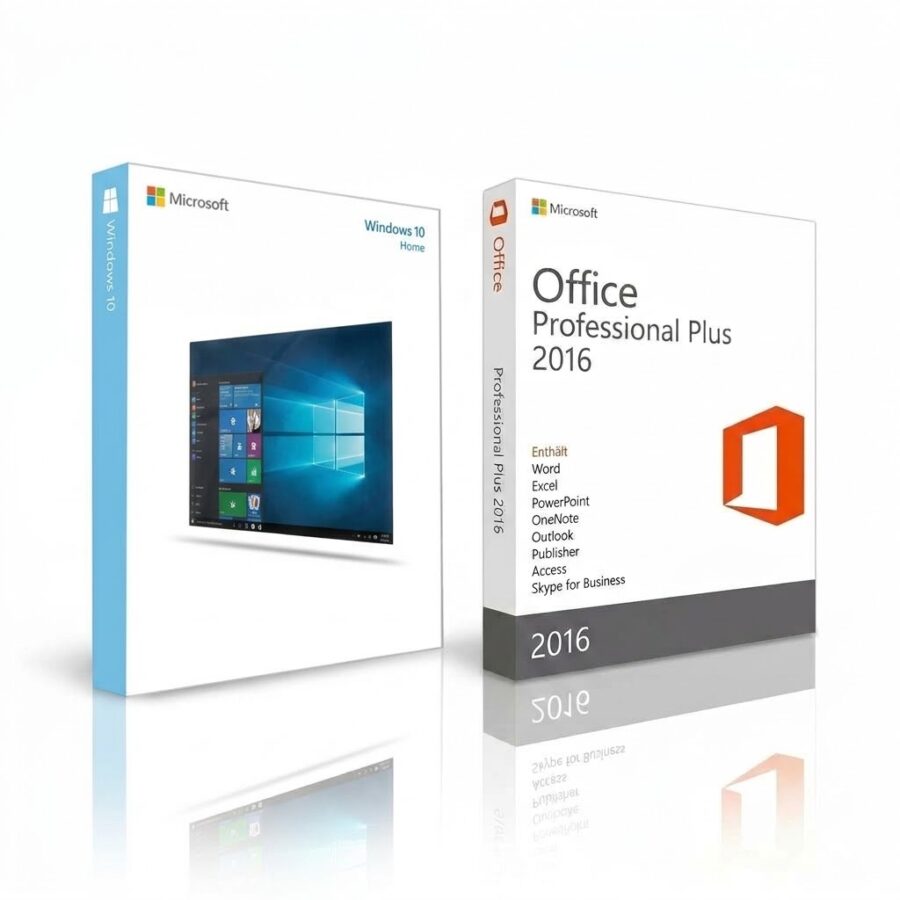 Windows 10 Home + Office 2016 PRO PLUS license
