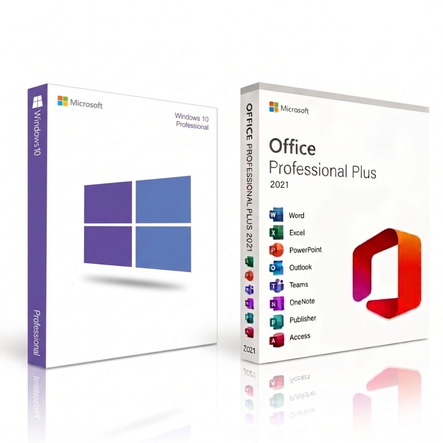 licencia Windows 10 Pro + Office 2021 PRO PLUS